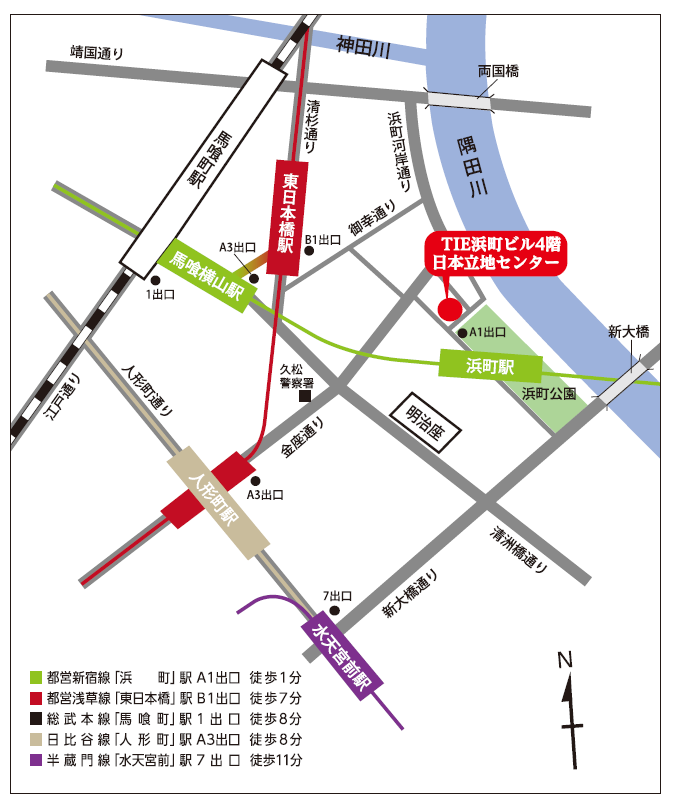 一般財団法人日本立地センター地図